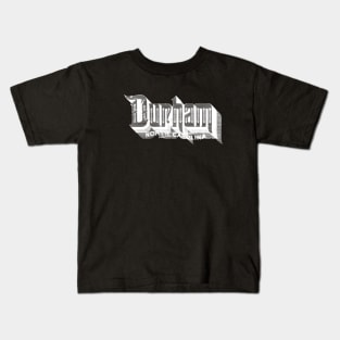 Vintage Durham, NC Kids T-Shirt